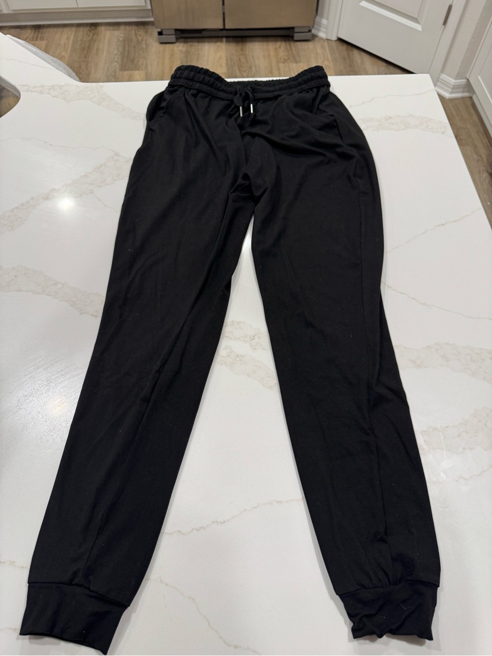 New Mix Black Women's Jogger Pants with Drawstring Waist
